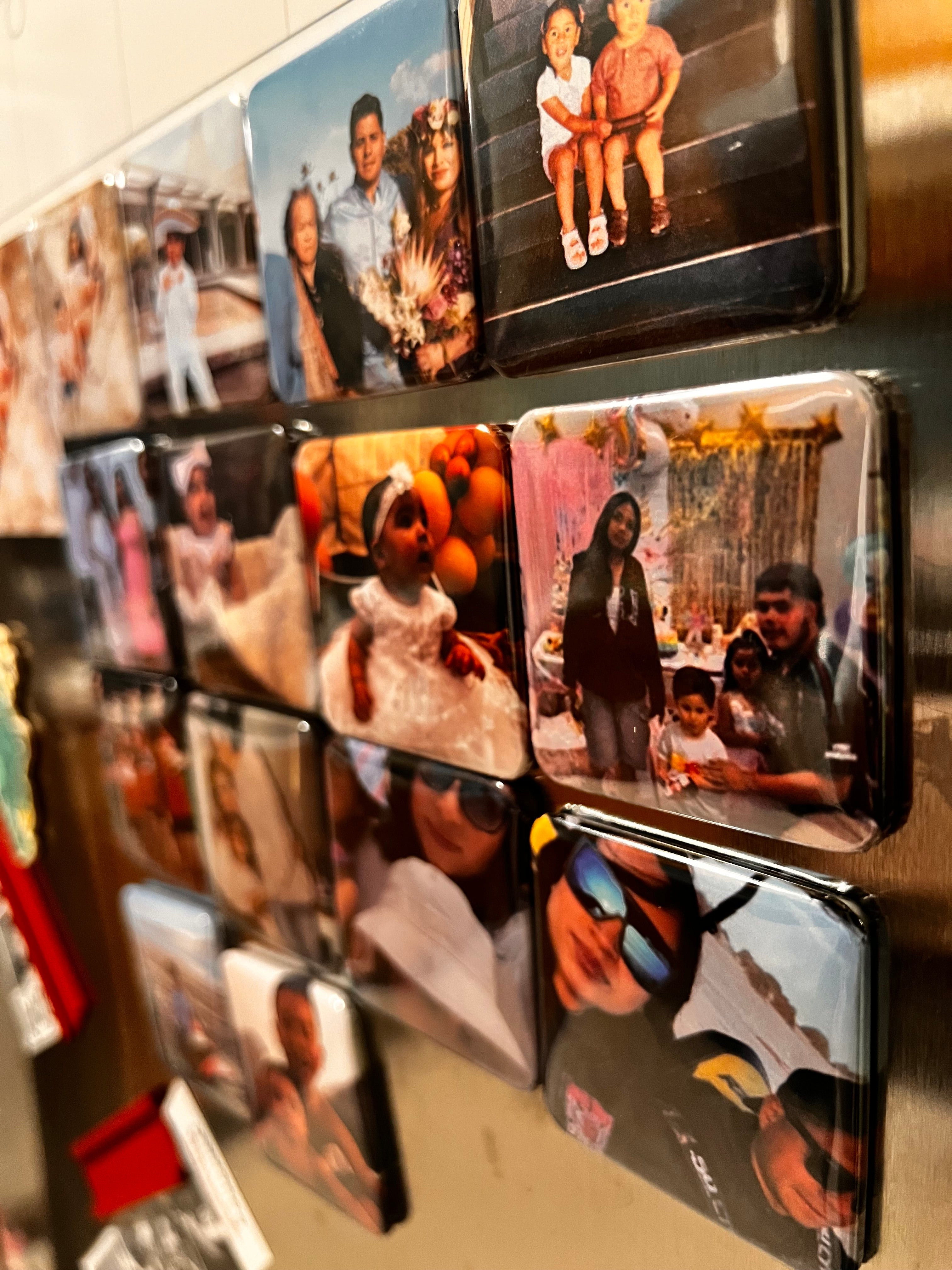 SET OF 6 or 9 PERSONALIZED 2" x 2" SQUARES